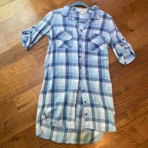 Cloth and Stone flannel shirt dress